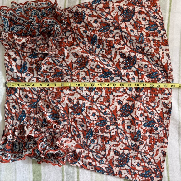 Love the Label Anthropologie Mabel Vineyard Ruffle Top Peasant Blouse - Picture 14 of 14